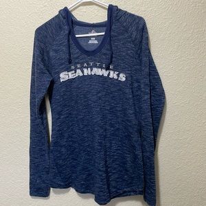Super Bowl Champions! Majestic Blue Seattle Seahawks Hoodie